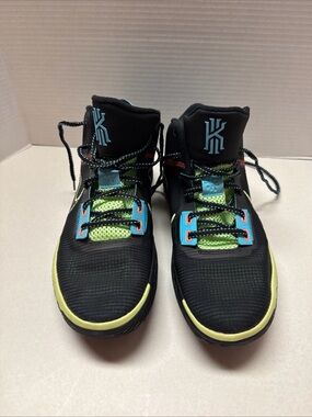 Nike Kyrie Flytrap IV Mens Size 9 CT1972-003 Black/Lime-Glow Lagoon